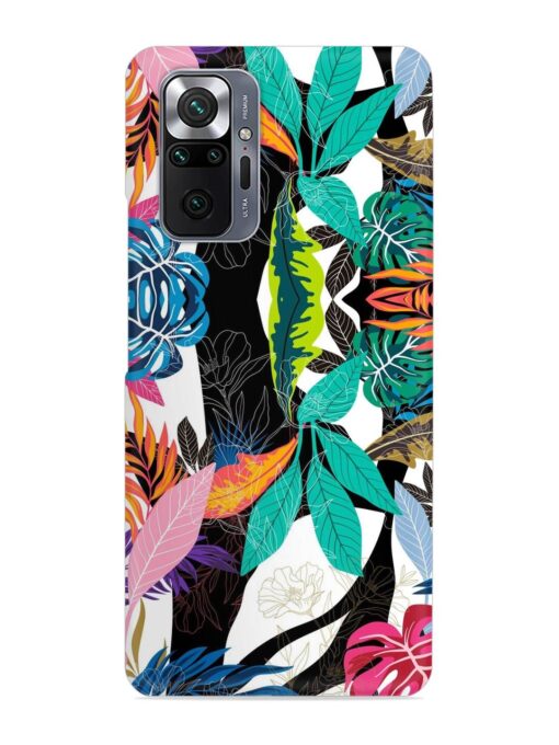 Floral Pattern Bright Snap Case for Xiaomi Redmi Note 10 Pro Zapvi