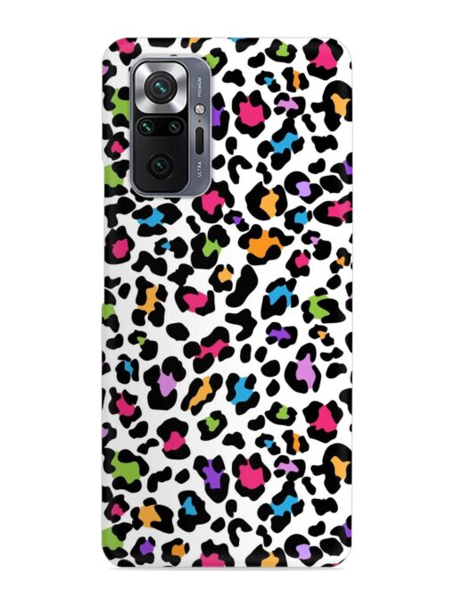 Seamless Leopard Pattern Snap Case for Xiaomi Redmi Note 10 Pro Zapvi