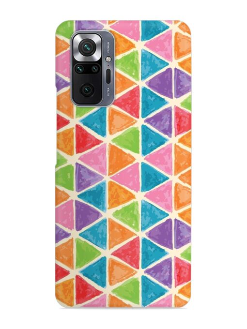 Seamless Colorful Isometric Snap Case for Xiaomi Redmi Note 10 Pro