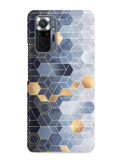 Geometric Abstraction Hexagons Snap Case for Xiaomi Redmi Note 10 Pro Zapvi