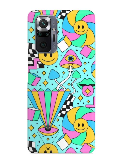 Trippy Rainbow 60S Snap Case for Xiaomi Redmi Note 10 Pro Zapvi