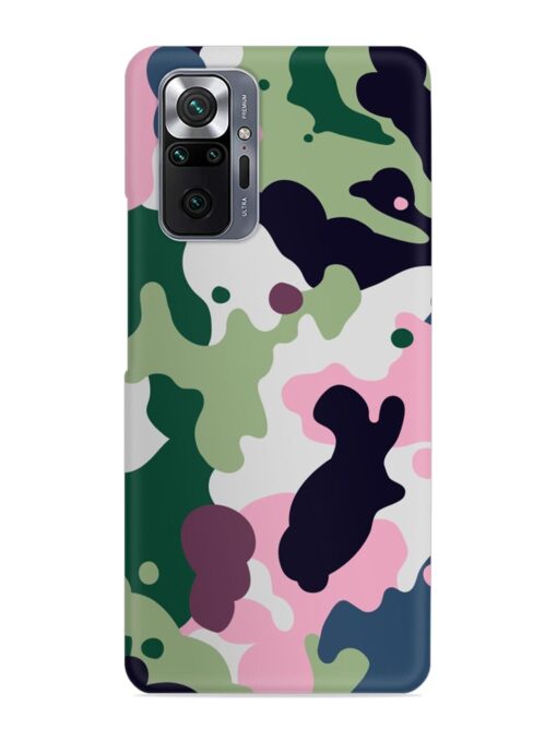 Seamless Funky Camouflage Snap Case for Xiaomi Redmi Note 10 Pro Zapvi