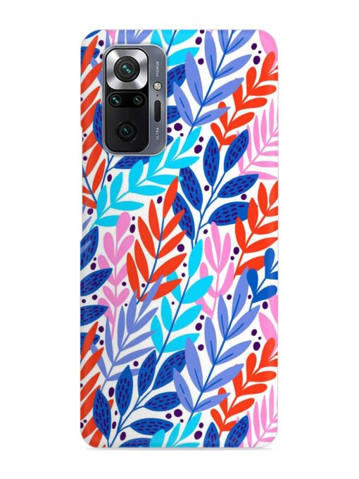 Bright Floral Tropical Snap Case for Xiaomi Redmi Note 10 Pro Zapvi