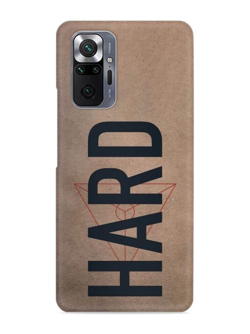 Hard Typo Snap Case for Xiaomi Redmi Note 10 Pro Zapvi