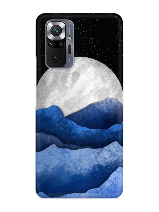 Full Moon Mountain Vector Snap Case for Xiaomi Redmi Note 10 Pro Zapvi