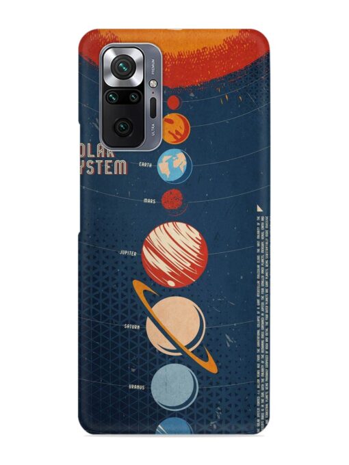 Solar System Vector Snap Case for Xiaomi Redmi Note 10 Pro Zapvi