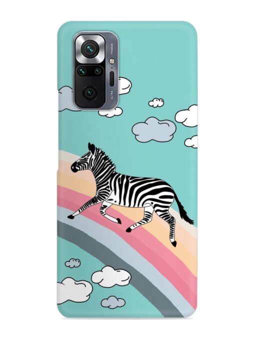 Running Zebra Snap Case for Xiaomi Redmi Note 10 Pro Zapvi