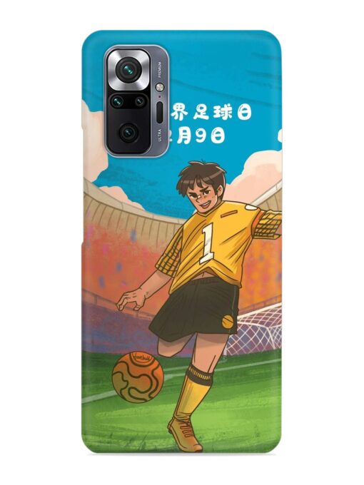 Soccer Kick Snap Case for Xiaomi Redmi Note 10 Pro Zapvi