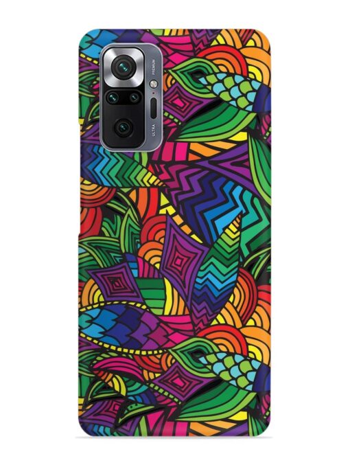 Abstract Multicolor Seamless Snap Case for Xiaomi Redmi Note 10 Pro Max