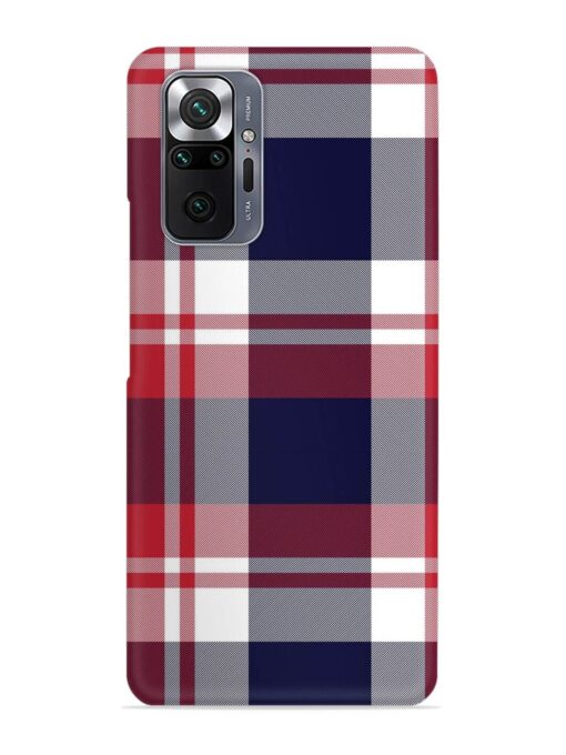 Classic Plaid Tartan Snap Case for Xiaomi Redmi Note 10 Pro Max Zapvi