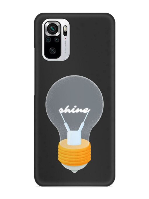 Bulb Background Snap Case for Xiaomi Redmi Note 10S Zapvi