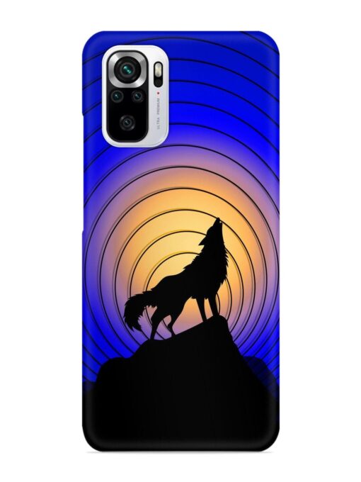 Fox Roaring Design Snap Case for Xiaomi Redmi Note 10S Zapvi