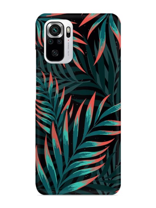 Green Leaf Art Snap Case for Xiaomi Redmi Note 10S Zapvi