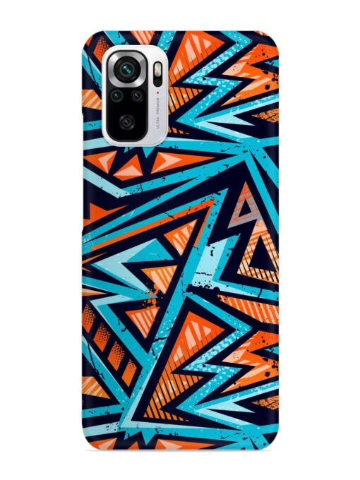 Abstract Seamless Grunge Snap Case for Xiaomi Redmi Note 10S Zapvi