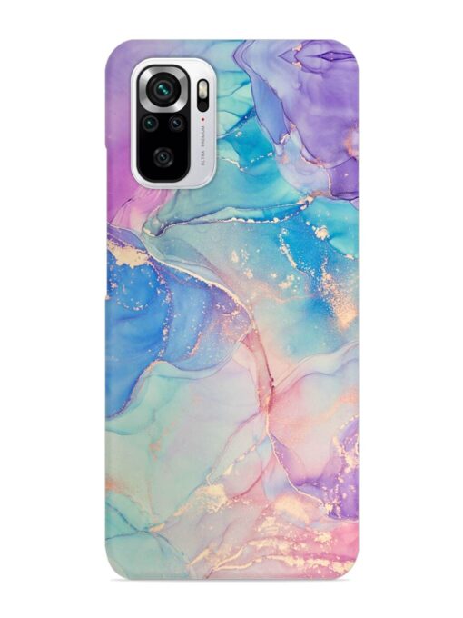 Alcohol Ink Colors Snap Case for Xiaomi Redmi Note 10S