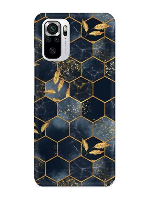 Marble Hexagon Seamless Snap Case for Xiaomi Redmi Note 10S