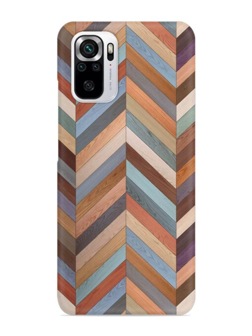 Seamless Wood Parquet Snap Case for Xiaomi Redmi Note 10S Zapvi