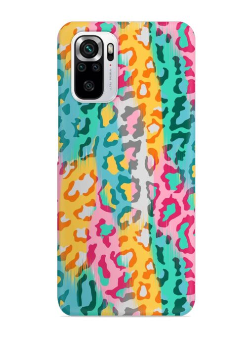 Seamless Vector Colorful Snap Case for Xiaomi Redmi Note 10S Zapvi