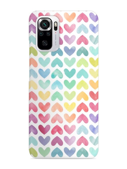 Seamless Colorful Watercolor Snap Case for Xiaomi Redmi Note 10S Zapvi