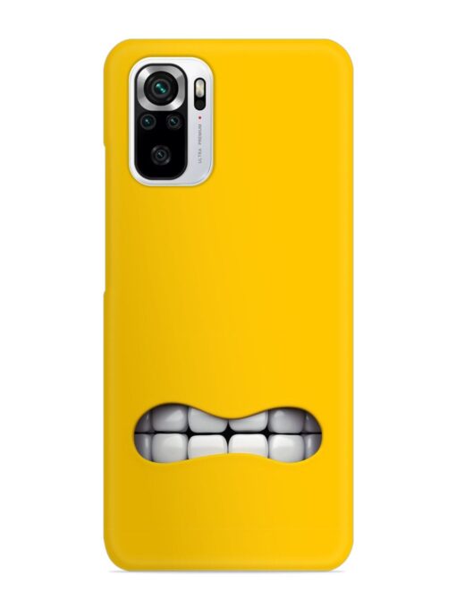 Mouth Character On Snap Case for Xiaomi Redmi Note 10S Zapvi