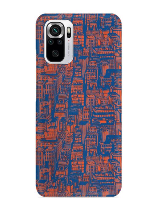 Hand Drawn Seamless Snap Case for Xiaomi Redmi Note 10S