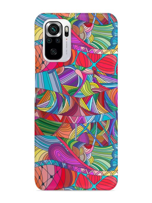 Seamless Patterns Hand Drawn Snap Case for Xiaomi Redmi Note 10S