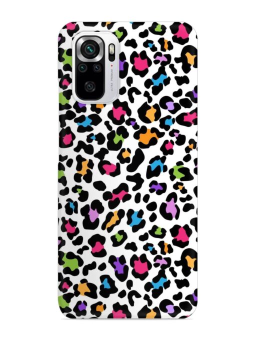 Seamless Leopard Pattern Snap Case for Xiaomi Redmi Note 10S