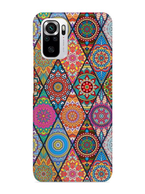 Seamless Tile Pattern Snap Case for Xiaomi Redmi Note 10S Zapvi