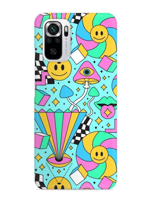 Trippy Rainbow 60S Snap Case for Xiaomi Redmi Note 10S