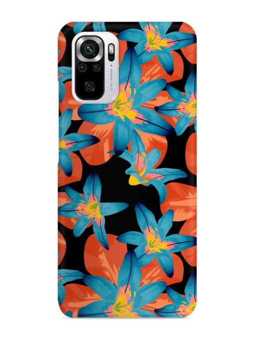 Philippine Flowers Seamless Snap Case for Xiaomi Redmi Note 10S Zapvi