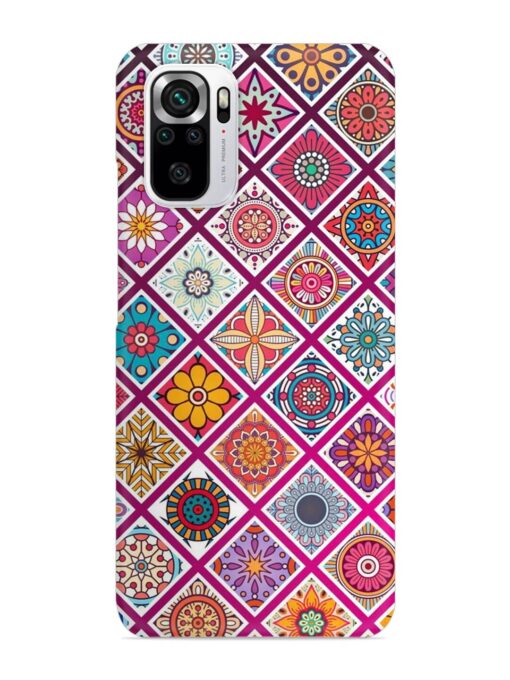 Seamless Tile Pattern Snap Case for Xiaomi Redmi Note 10S