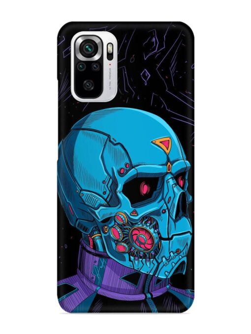 Skull Robo Vector Snap Case for Xiaomi Redmi Note 10S Zapvi