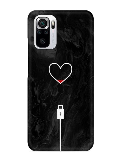 Heart Charging Vector Snap Case for Xiaomi Redmi Note 10S Zapvi