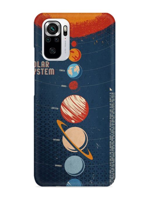 Solar System Vector Snap Case for Xiaomi Redmi Note 10S