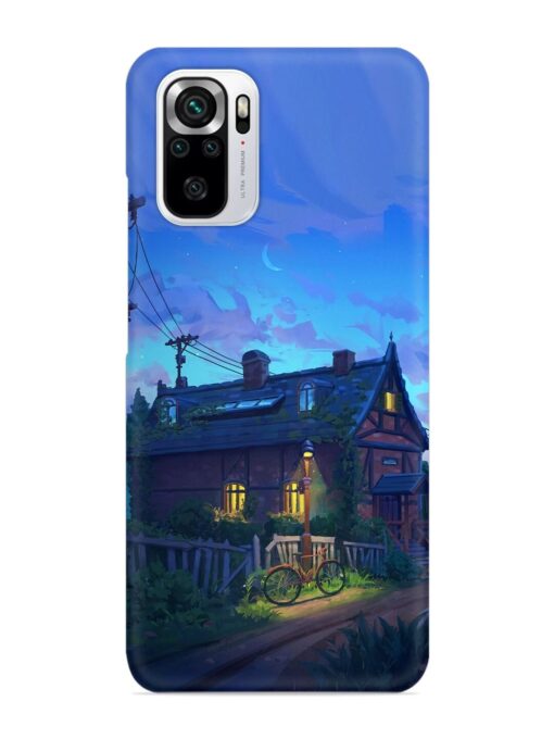 Beautiful Village House Snap Case for Xiaomi Redmi Note 10S Zapvi