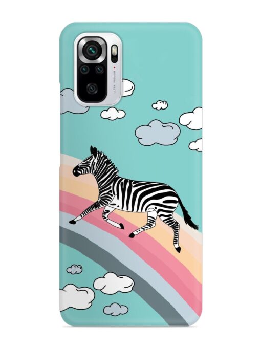 Running Zebra Snap Case for Xiaomi Redmi Note 10S Zapvi