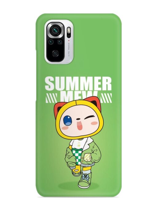 Summer Mew Snap Case for Xiaomi Redmi Note 10S Zapvi