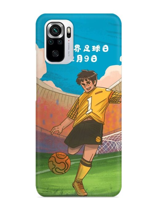 Soccer Kick Snap Case for Xiaomi Redmi Note 10S