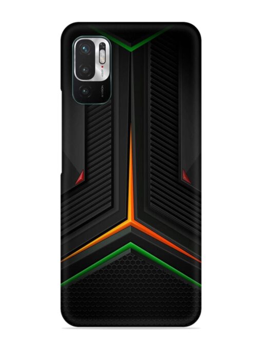 Orange Triangle Light Snap Case for Xiaomi Redmi Note 10T (5G)