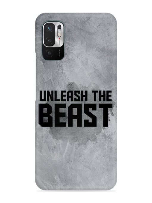 Unleash The Beast Snap Case for Xiaomi Redmi Note 10T (5G) Zapvi