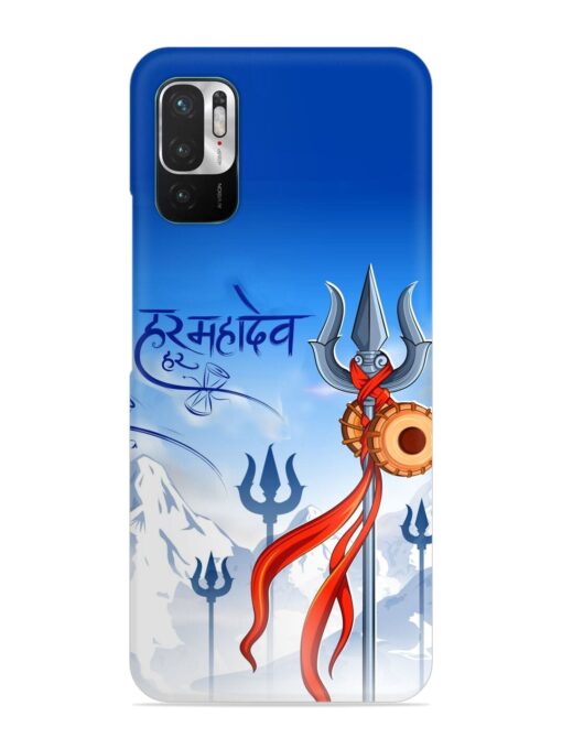 Har Har Mahadev Trishul Snap Case for Xiaomi Redmi Note 10T (5G)