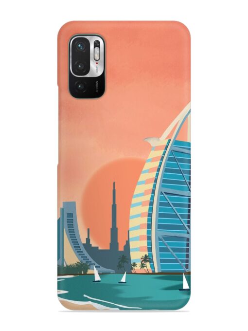 Dubai Architectural Scenery Snap Case for Xiaomi Redmi Note 10T (5G) Zapvi