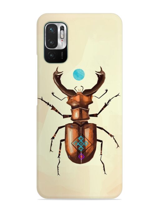 Stag Beetle Vector Snap Case for Xiaomi Redmi Note 10T (5G) Zapvi