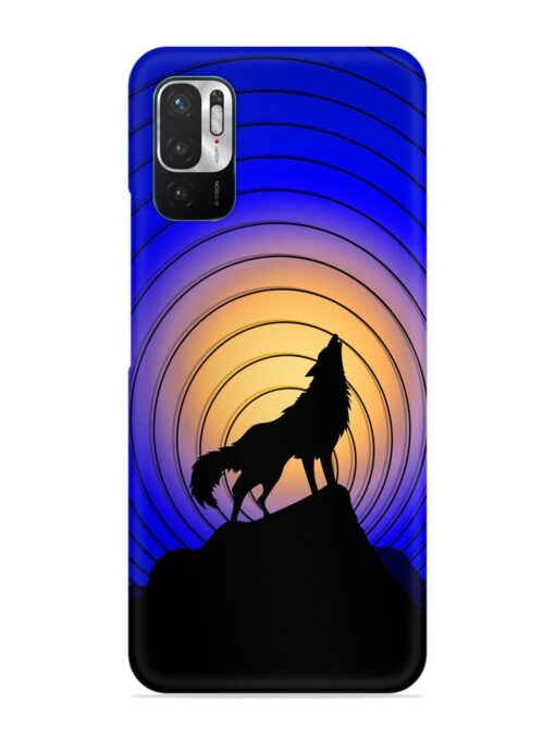 Fox Roaring Design Snap Case for Xiaomi Redmi Note 10T (5G) Zapvi