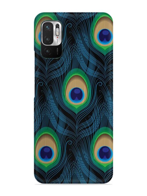 Seamless Pattern Peacock Snap Case for Xiaomi Redmi Note 10T (5G) Zapvi