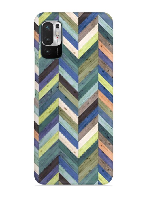 Chevron Random Color Snap Case for Xiaomi Redmi Note 10T (5G) Zapvi