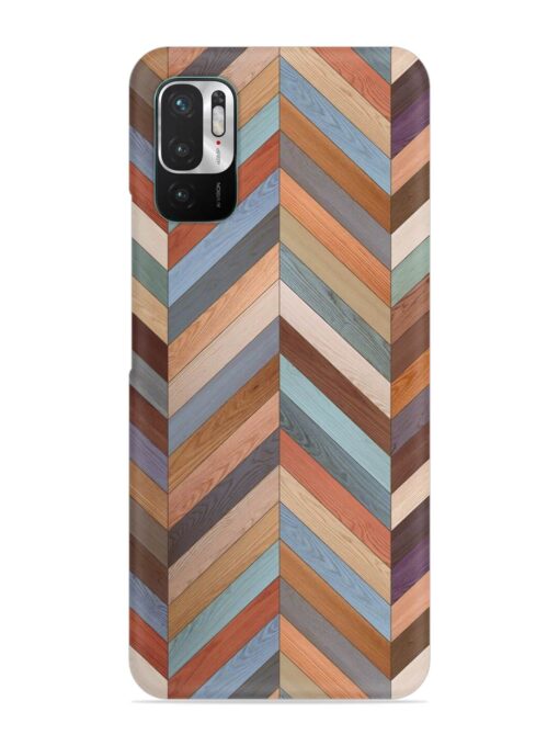 Seamless Wood Parquet Snap Case for Xiaomi Redmi Note 10T (5G) Zapvi