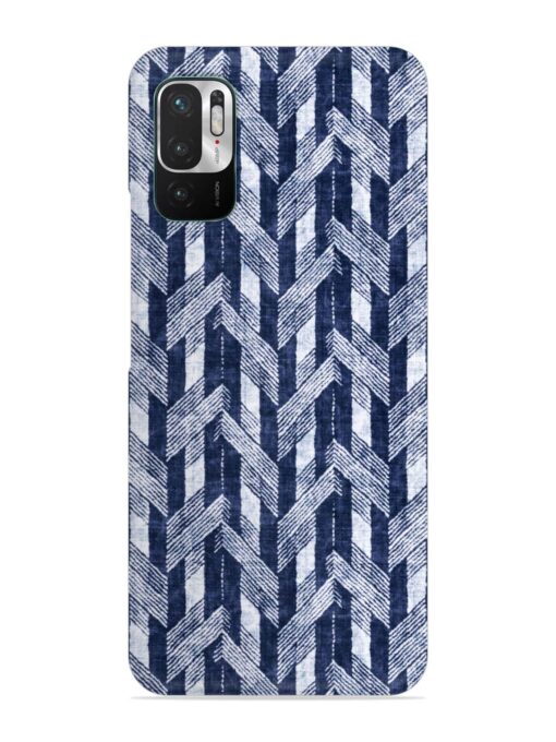 Abstract Herringbone Motif Snap Case for Xiaomi Redmi Note 10T (5G) Zapvi