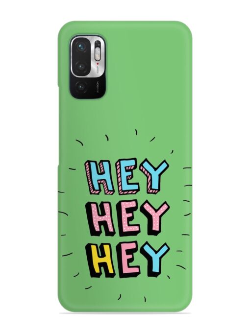 Hey Vector Cartoon Snap Case for Xiaomi Redmi Note 10T (5G)