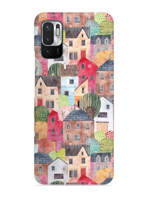 Abstract Seamless Pattern Snap Case for Xiaomi Redmi Note 10T (5G) Zapvi